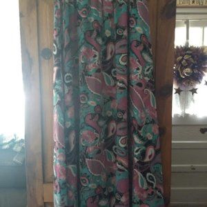 Lularoe Lucy Long Skirt Paisley